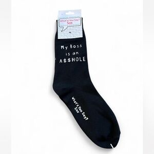 Black Novelty Socks